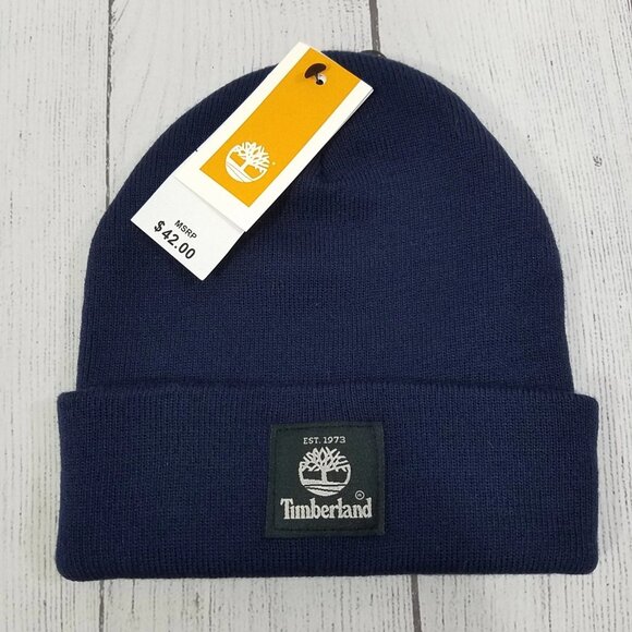 Timberland Cuffed Beanie Hat Mens One Size - Picture 1 of 3